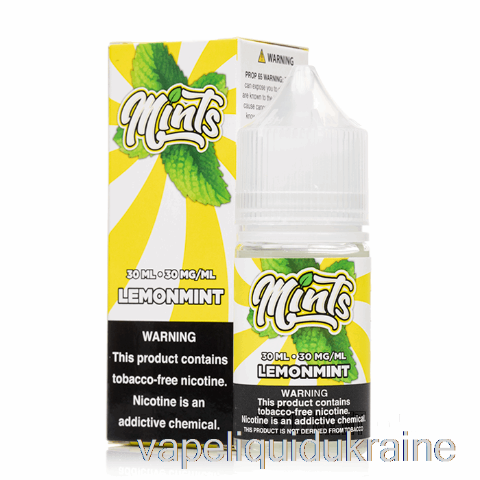 Vape Liquid Ukraine Lemonmint Salts - Mints Vape Co - 30mL 50mg